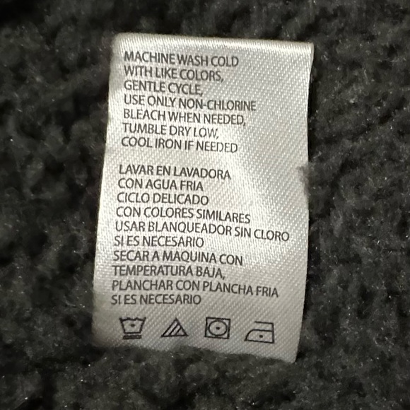 Weatherproof mens winter jacket with hood, size small, warm fleece lining, black - Picture 10 of 10